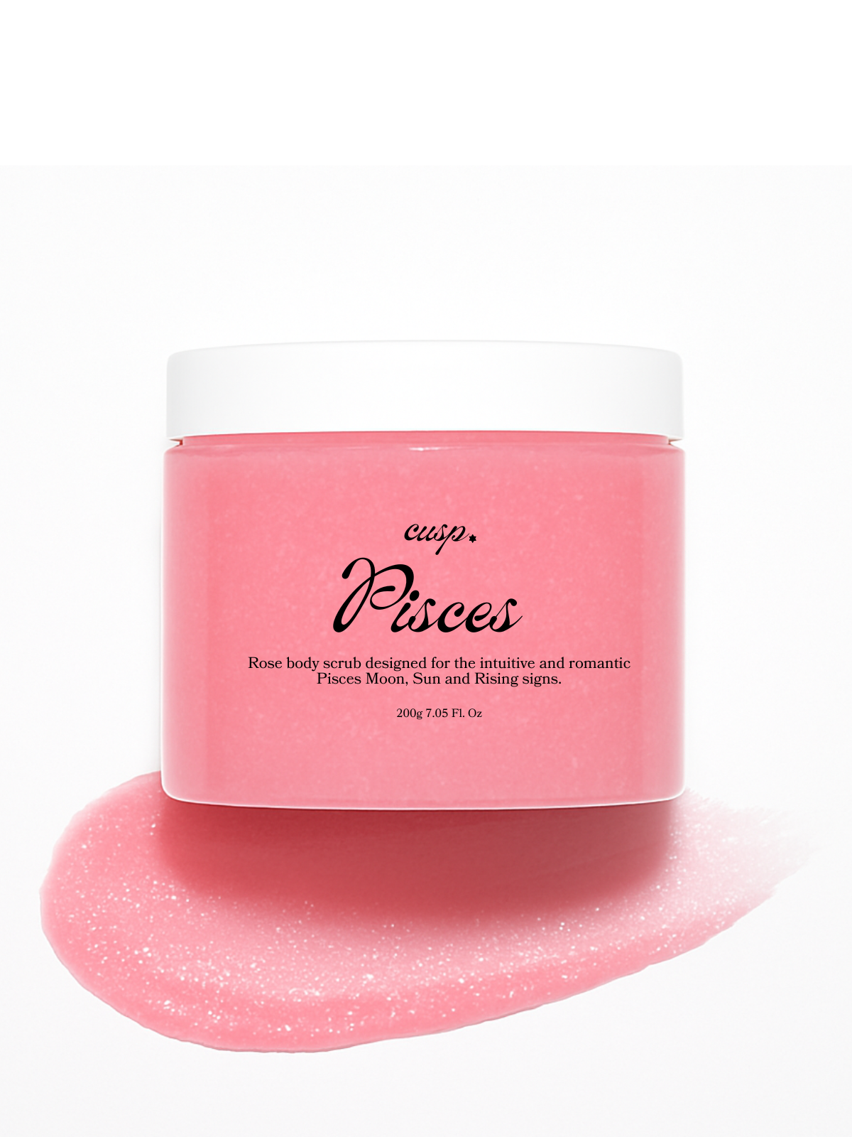 Pisces Pearl and Strawberry Rose Scrub