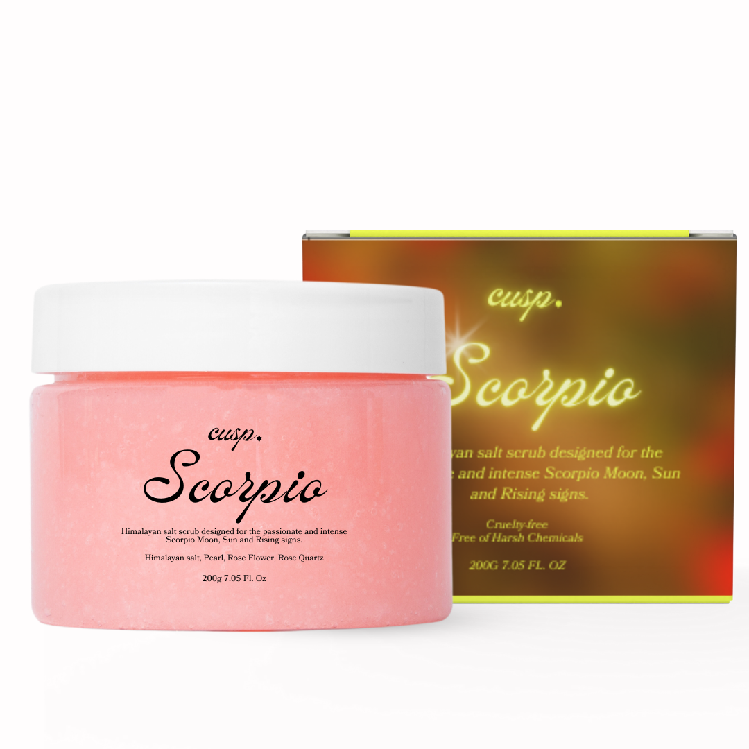 Sagittarius Amethyst and Coconut Oil Scrub