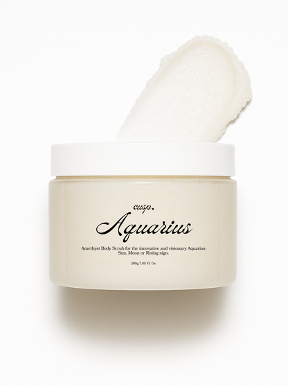 Aquarius Amethyst and Coconut Oil Scrub
