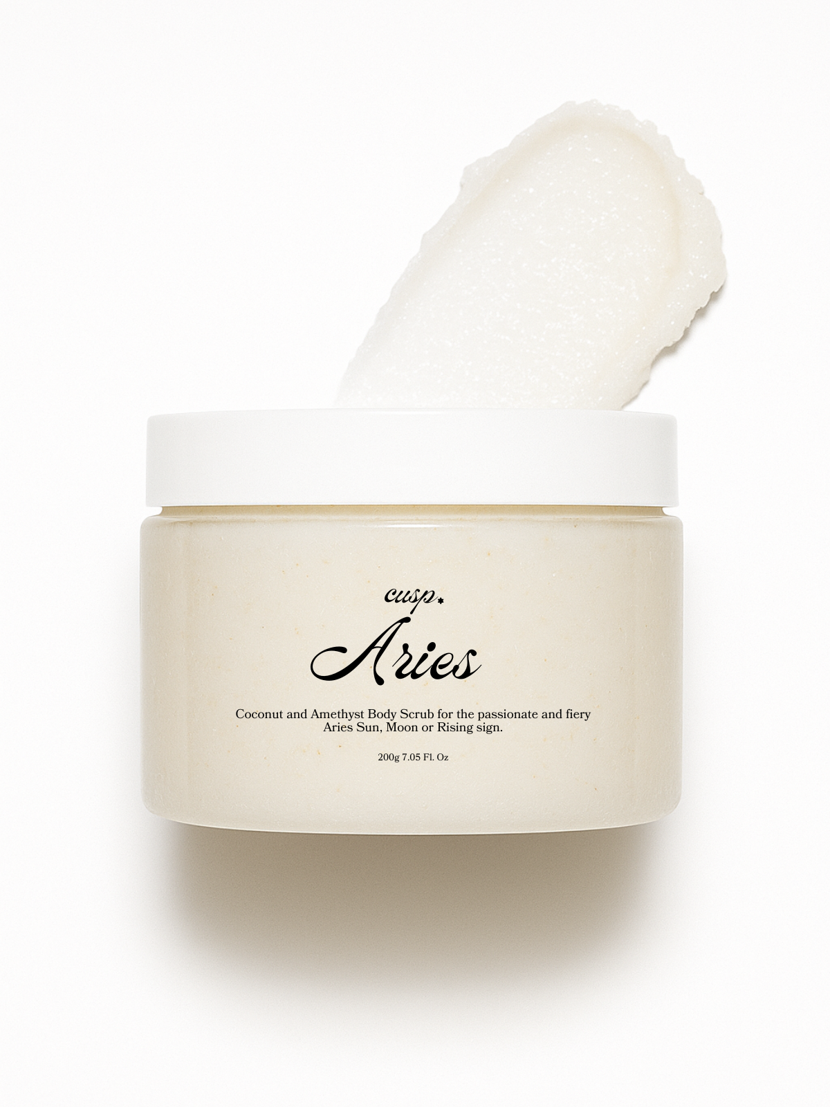 Aries Amethyst and Coconut Oil Scrub