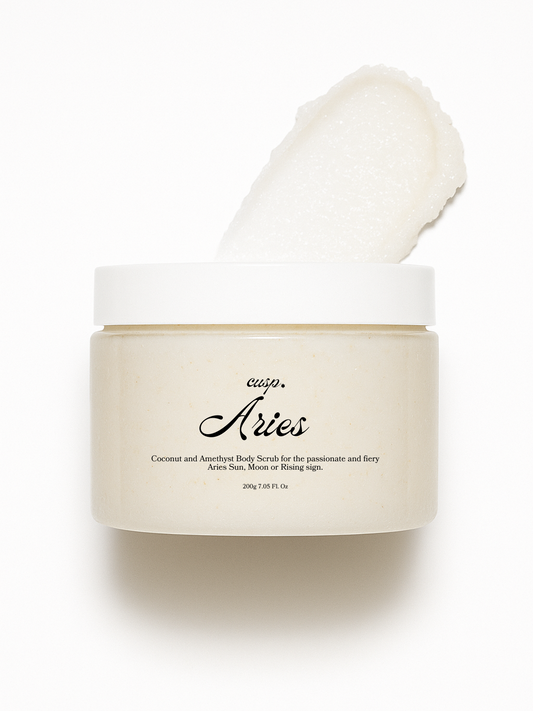 Aries Amethyst and Coconut Oil Scrub