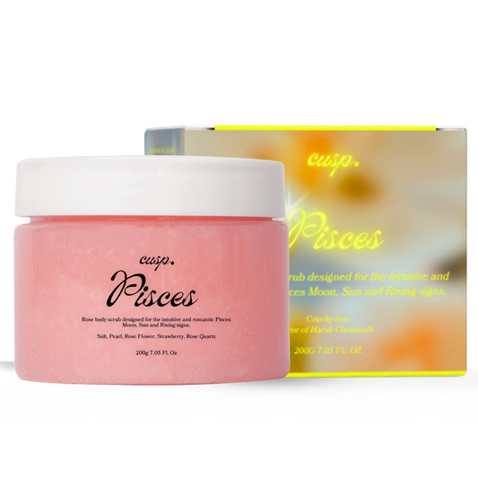 Pisces Pearl and Strawberry Rose Scrub