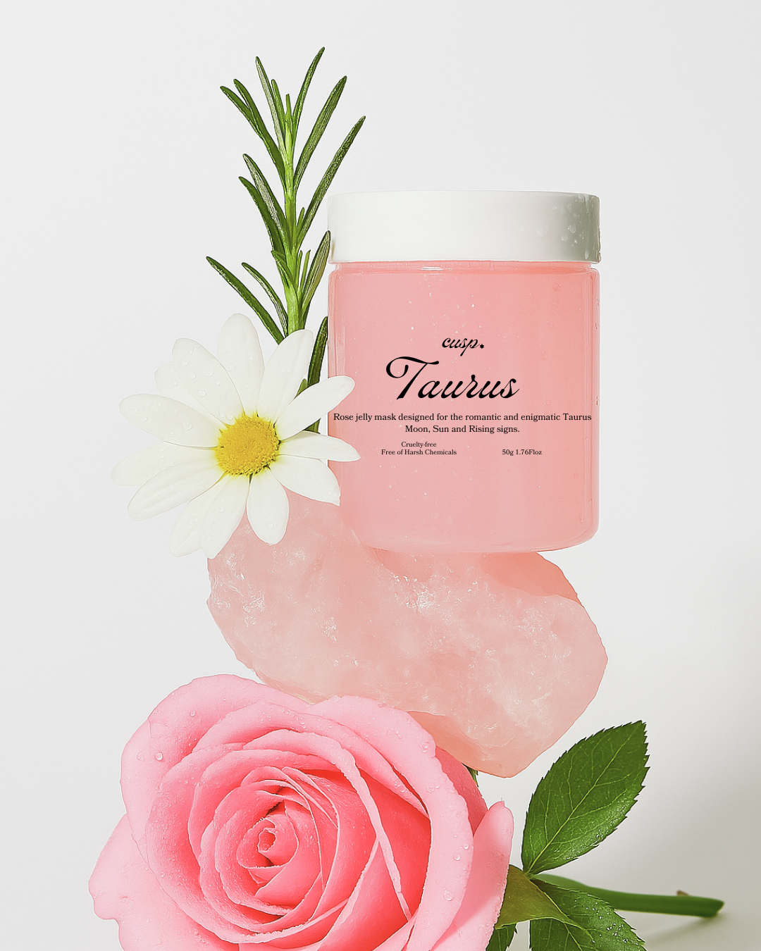 Taurus Rose Jelly Face Mask