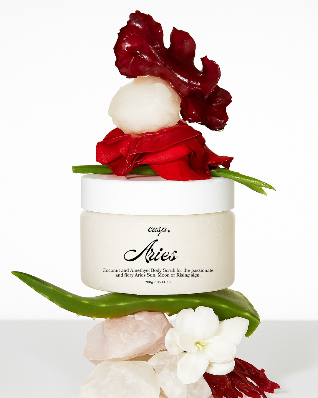 Aries Amethyst and Coconut Oil Scrub
