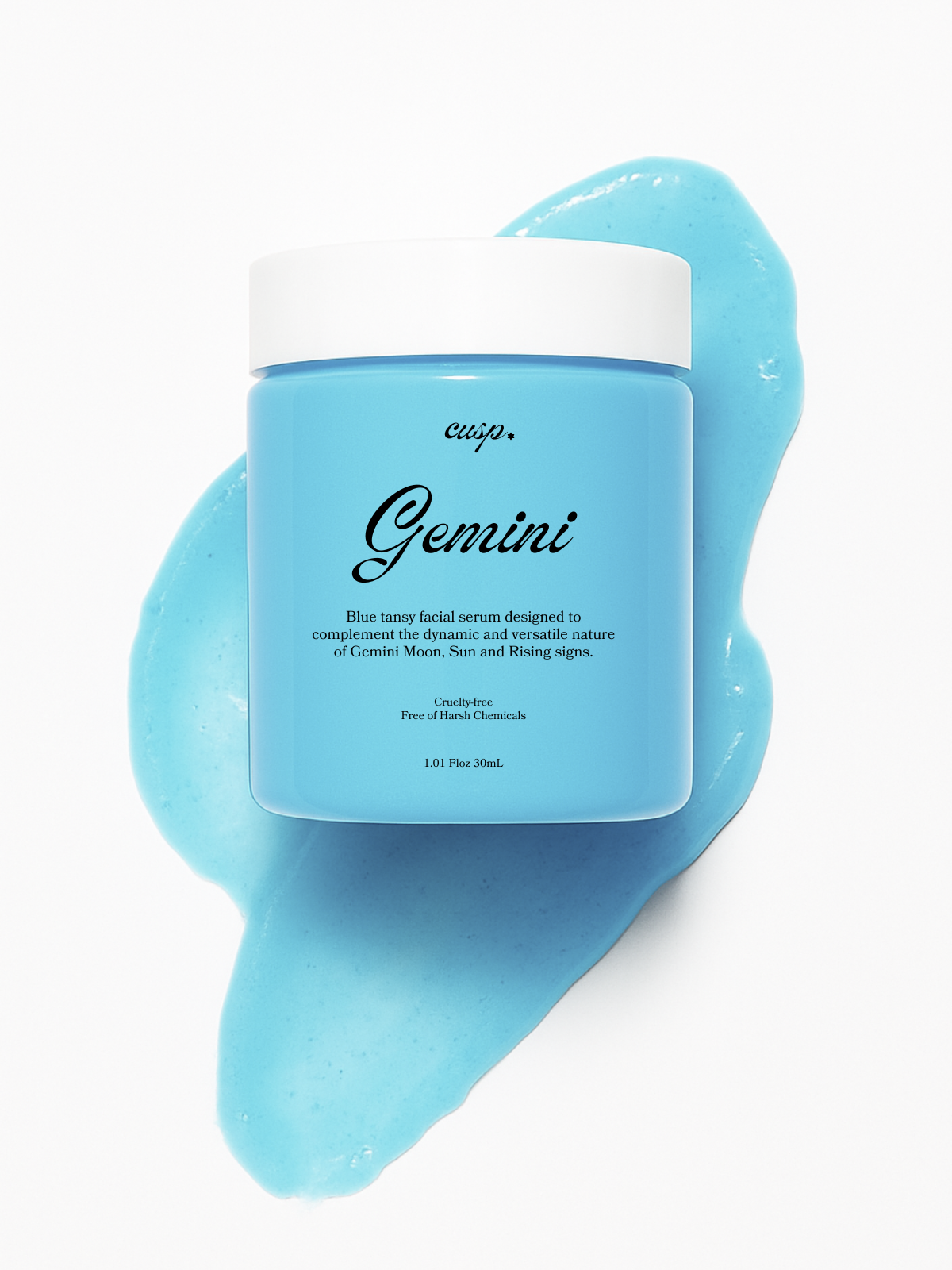 Gemini Blue Tansy Face Mask